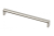 UZ-682224-06 Handle UZ-682, 224 mm, brushed steel — Modern