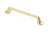 UZ-FABRICIO-128-18 Handle FABRICIO, 128 mm, brushed gold — Классические