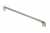 UZ-MILAN-256-06 Handle MILANO, 256 mm, brushed steel — Modern