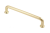 UZ-NORD-128-18 Handle NORD, 128 mm, brushed gold — Классические