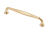 UZ-STILO-160-18 Handle STILO, 160 mm, brushed gold — Классические