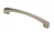 UZ-VASTO-128-09 Handle VASTO, 128 mm, antique brushed brass — Retro
