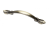 UZ-WERON-96-09 Handle WERONA, 96 mm, antique brushed brass — Retro
