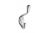 WA-MALAG-A0-01 Hook MALAGA A0, chrome — Modern