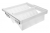 WG-POBUWM80-10 Cos pentru  incaltaminte ELITE 800mm, din metal perforat, cu amortizare, alb