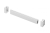 WG-RRPSET-A-10 Set: rectangular clothes bar 3m + rosette without plugs 2 pcs, white — Filling for cabinets