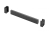WG-RRPSET-A-60 Set: rectangular clothes bar 3m + rosette without plugs 2 pcs, anthracite — Filling for cabinets