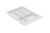 WK-SZ-AS-400-10 Cutlery organizer AXISPACE, for drawer 400mm, white — Kitchen accessories
