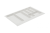 WK-SZ-AS-800-10 Cutlery organizer AXISPACE, for drawer 800mm, white — Kitchen accessories