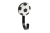 WM-BALL-CZ-B Furniture hanger BALL, black-white — For children