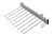WW-WSPO00-01 Trouser rack, right, chrome — Filling for cabinets
