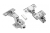 ZM-DCHC07-3DBEO Hydraulic cup hinge concealed with eccentric adjustment of arm and roller, with shor — hinges