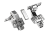 ZM-HCKT90-3DBEO-S Parallel hinge HCKT with accentric adjusment — hinges