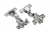 ZP-CIBI8H0ZE Hinges mini CIBI, twin overlay door, with euro screw — hinges
