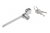 ZZ-G0-328-01 Sliding glass door lock G-328, chrome — Office accessories
