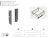 PB-MBPRO-ZLATYLD1 Set conector pentru spate sertar MBPRO, L-167mm, alb — Sisteme sertar