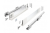 PB-AXISPRO-GLASS-KPL450B1 Sistem cu laterala de sticla, H=116, L=450, cu inchidere lenta, alb — Sisteme sertar