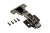 ZM-HCSL09-3DBEO-20 Петля гидравлическая SilentoPro с эксцентриком, накладная, черная — Петли