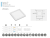 LD-VE15ZB-53N Lampa LED VEGAS 3W, 100x100, cu cablu 2m, aluminiu, alb rece — Lămpi LED
