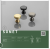 GZ-SONET-1-07 Ручка-кнопка SONET, античное серебро — Retro