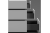 PB-AXISPRO-P2O-KPL500D Sistem sertar AXISPRO Push to Open, H-200 mm, L-500 mm, antracit — Sisteme sertar