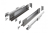 PB-AXISPRO-GLASS-KPL400C2 Sistem cu laterala de sticla L-400mm, mare H=167, negru  — Sisteme sertar