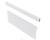 PB-AXISPRO-PANELWEW-95R-10 Front pentru sertar interior AXISPRO L=1200mm,H=95, mediu, alb — Sisteme sertar