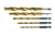 HT6D180 Metal drill bit set: 4.5.6.8.10 mm, made of HSS steel — Hand tool