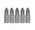 HT1S452 Bit set PH2, 25mm, steel S2, pack 5 pcs — Hand tool