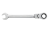HT1R052 Combination ratchet spanner with flex head, CrV steel, 12 mm, 72T — Keys
