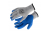 HT5K752-10 DILL latex-coated protective gloves grey/blue 10 — Special clothing