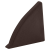 Left plug EGGER, dark brown (AC01) — Kitchen plinths and accessories