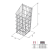 WE21.0102.01.003 Cos pentru rufe, 400 mm, alb (REJS) — Furnitura Rejs