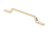 UZ-FLAVIO-128-03 Handle FLAVIO, 128 mm, brass — Modern