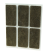 16124AR Protectie pisla, 25x50x3.5 mm, cafeniu, 1x6  — Elemente de asamblare