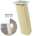 15.BS2503232 Picior lemn inclinat patrat, H-250, 32x32, M8x15 — Picioare și Rotile