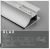 PA-GLAXWN3M-AL Profil polita GLAX, Pal 18mm, pt banda LED, 3 m, aluminiu — Sistema VELLO