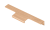 UA-LIND-150-128-18 Ручка алюминиевая LIND C=150/128/18 мм, брашированное золото — Торцевые
