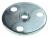 15.205 FIXING PLATE FOR LEGS, DIAM 40 MM, 3 HOLES, WITH THREAD M8 — Connecting Elements