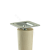 15.208 Metal leg mounting plate M8, 66x58x1.8mm, zinc finish — Connecting Elements