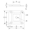 15.208 Metal leg mounting plate M8, 66x58x1.8mm, zinc finish — Connecting Elements