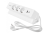 AE-GMBAS3S2U-10 Мебельная розетка BASCO, 3хSHUKO, USB A+C, кабель 1.5 м, белый — Мебельные розетки
