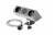 AE-GMSOF2S2U-31 Furniture socket SOFITO, 2xSHUKO, USB A+C, cable 1.5 m, gray flock — Furniture sockets