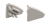 PA-ZASGLAXNKKT-90 End cap for GLAX profile angled – applied for flat casing, left and right, champag — LED profiles