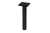NM-RONDA-S-180-20M Leg RONDA SIMPLE, H=180, black matt — Furniture legs and wheel supports (rollers)