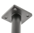 NM-RONDA-S-150-20M Leg RONDA SIMPLE, H=150, black matt — Furniture legs and wheel supports (rollers)