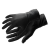 HT5K774-S WUSSOW disposable nitrile gloves with diamond texture black — Special clothing