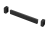 WG-RRPSET-B-20M Set: rectangular clothes bar 3m + rosette with a cap 2 pcs, black — Filling for cabinets