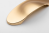 UZ-SHELL-32-18 Furniture handle GTV SHELL, C= 32 mm, L= 60 mm, ZnAl, gold brushed — Классические