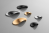UZ-SHELL-64-20M Ручка мебельная GTV SHELL, C=64мм, L=60мм, ZnAl, черный матовый — Классические